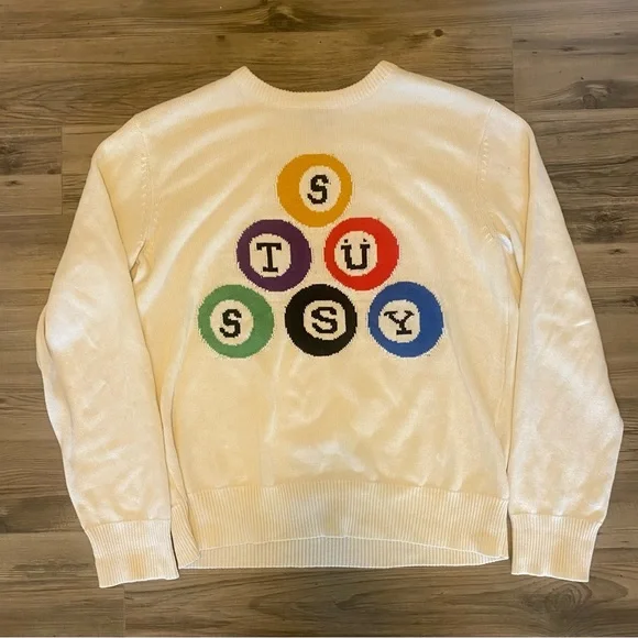 Stussy | Sweaters | Stussy Billiard Ball Fleece | Poshmark
